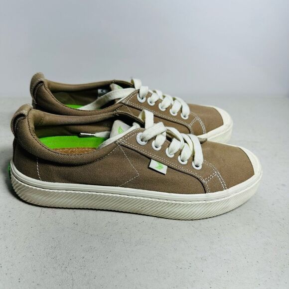 CARIUMA~OCA LOW BURNT SAND CONTRAST THREAD SNEAKER~WOMEN'S 6/MENS 4.5/EURO 36,5 - Picture 2 of 8